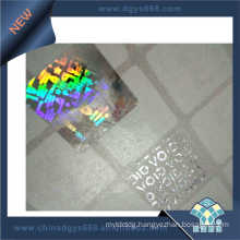 Custom Text Tamper Evident Warranty Security Sticker Hologram